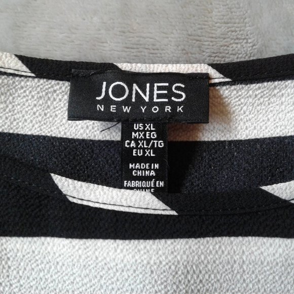 Jones New York Striped Sleeveless XL - Picture 5 of 9